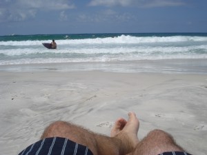 my view at the beach